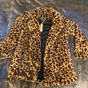 Leopard print coatNWT